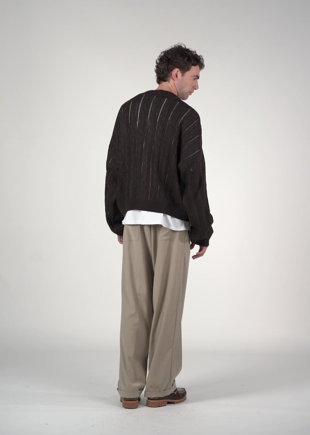 Cardigan marrone