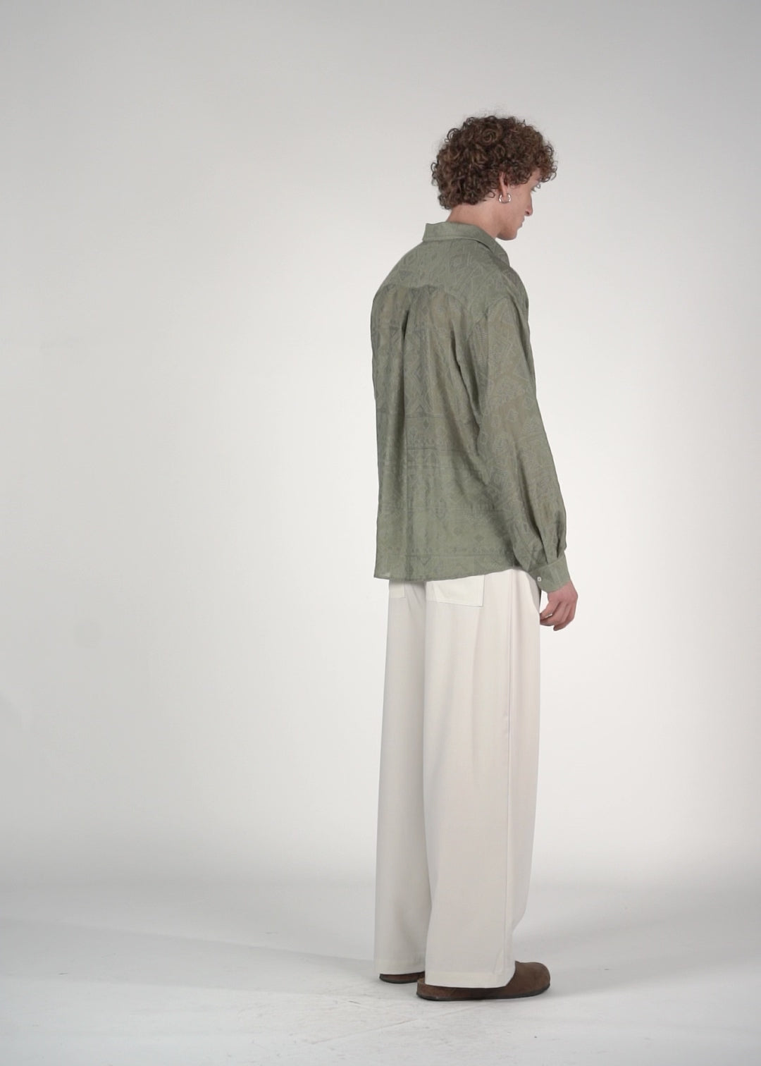 Camicia fillen M/L verde