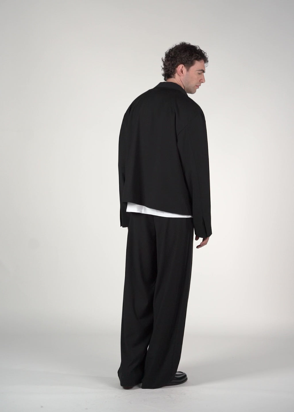 Giacca full zip nera