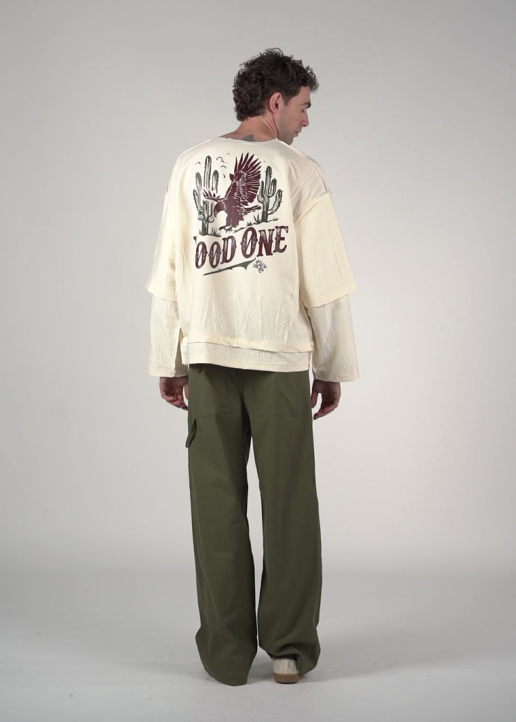 Longsleeve doppia manica bianca