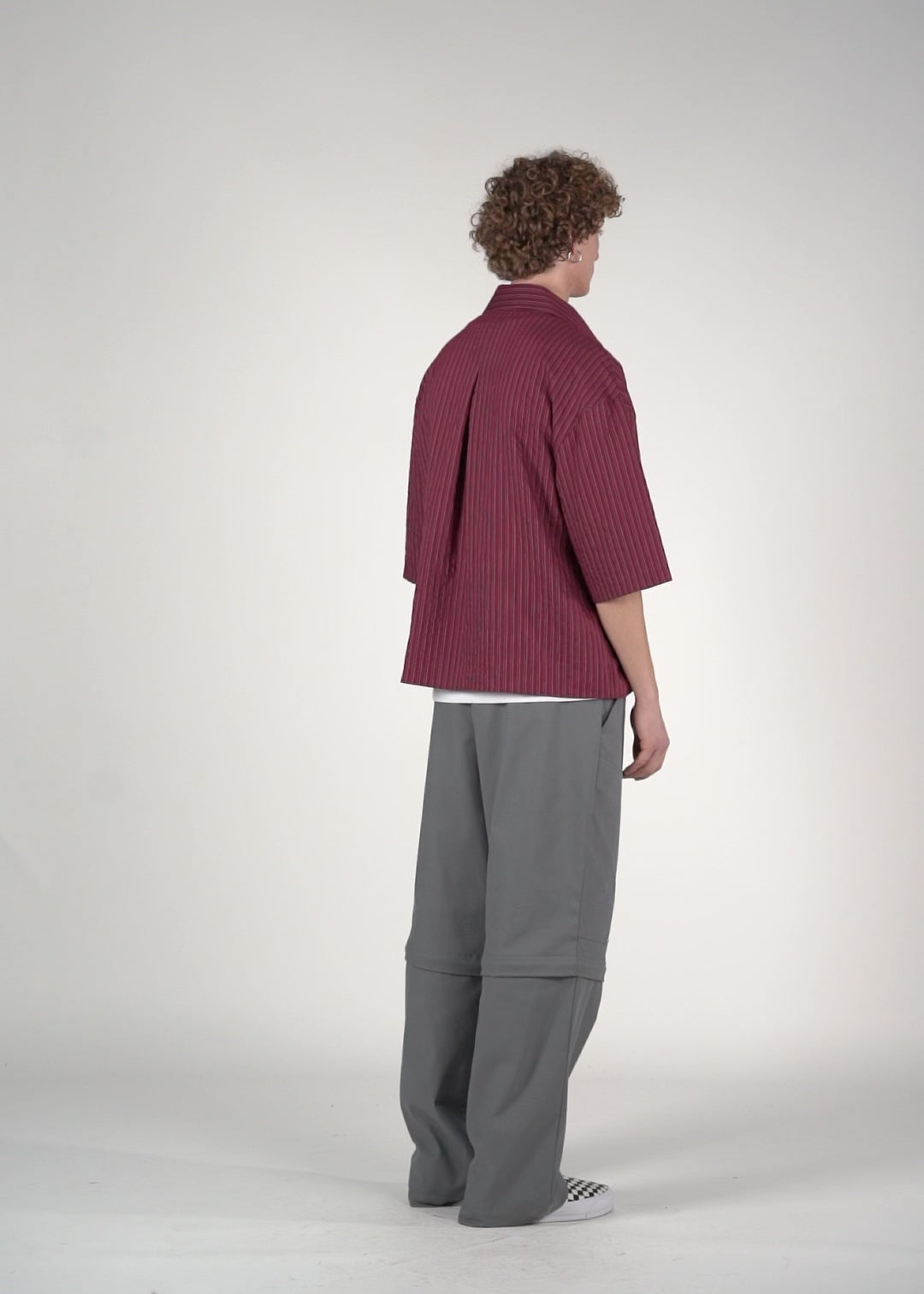 Camicia boxy M/C rossa