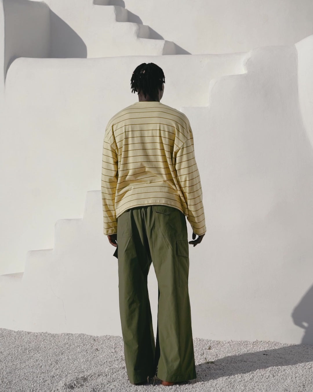 Yellow striped longsleeve