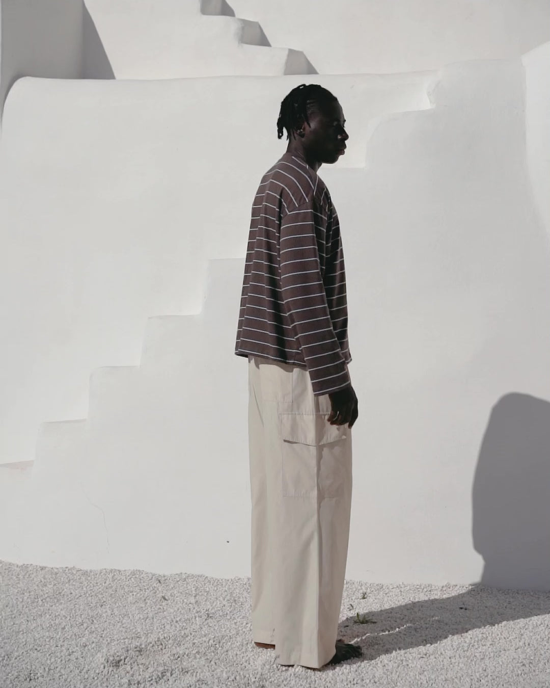 Brown striped longsleeve