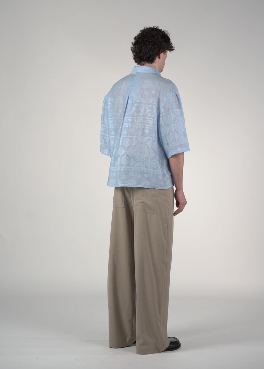 Camicia Fillen M/C azzurra